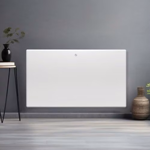 Futura 1500W White Electric Convector Panel Heater, Wall Mounted or Freestanding – 1