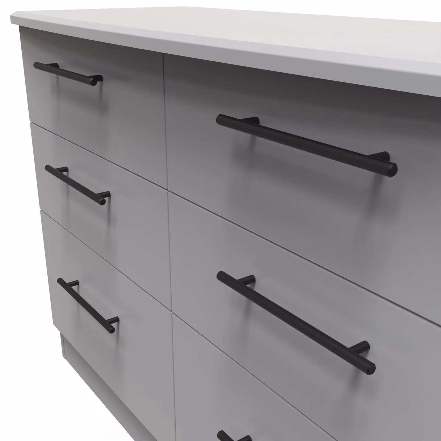 2 U Howard 6 Drawer Wide Chest in Dark Grey – 3