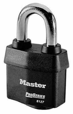 Master Lock Proseries Weather Tough Steel Padlock in Black – 1