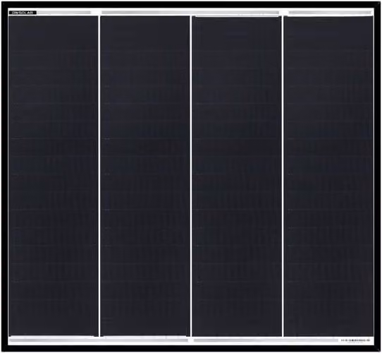 GWSOLAR 50W Monocrystalline PERC Solar Panel in Black