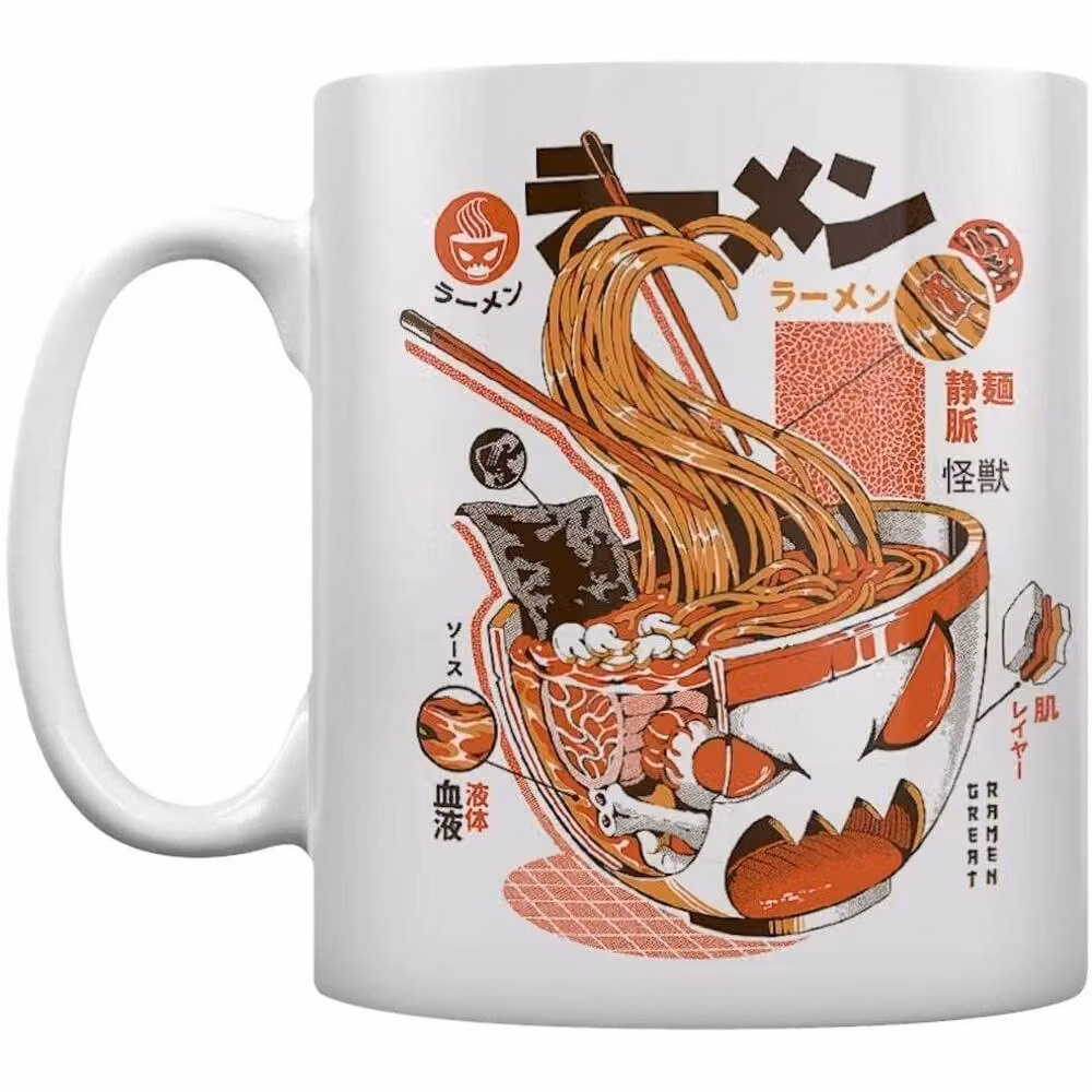 Ilustrata X-Ray Ramen Mug in White Ceramic – 2