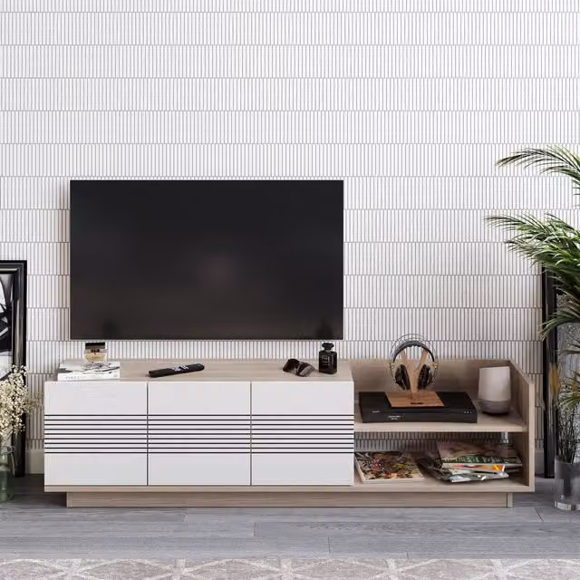 Decorotika Viana TV Unit in White