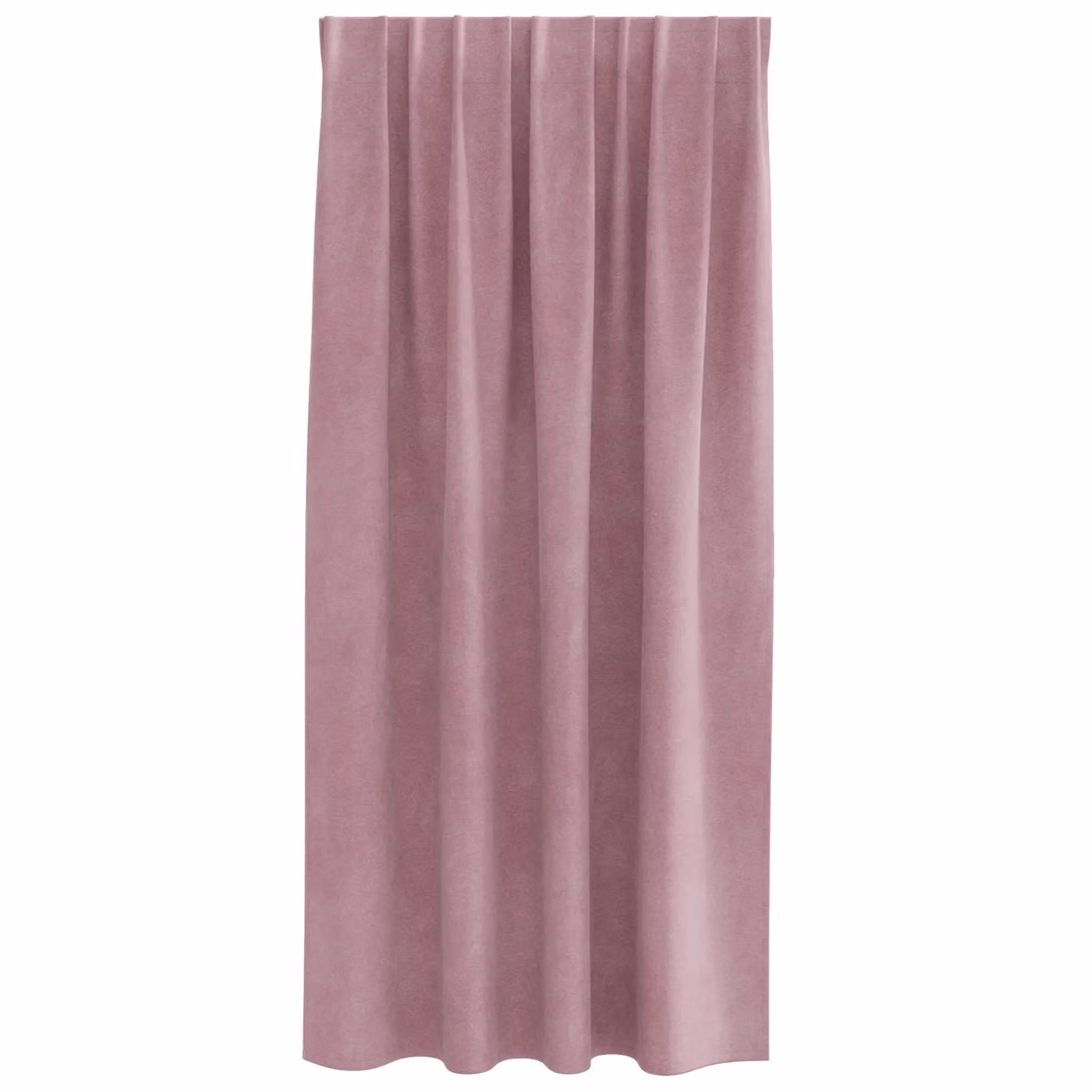 Berkfield Home Dark Pink Velvet Blackout Curtains, 2 Pack, W/H: 140 x 175 cm – 2