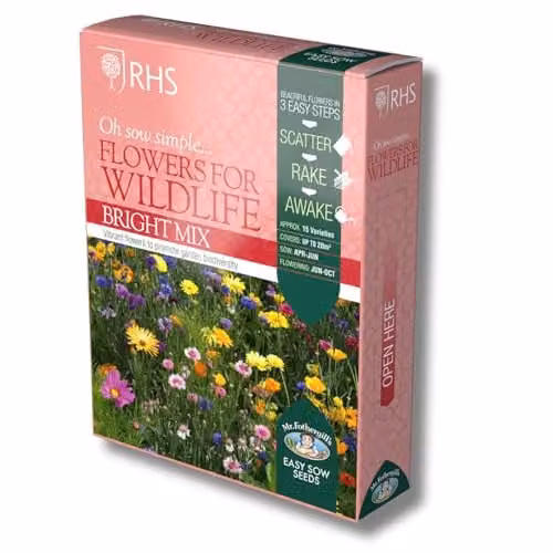Mr Fothergill's RHS Wildlife Mixed Ornamental Flower Seeds, Multicolour – 1