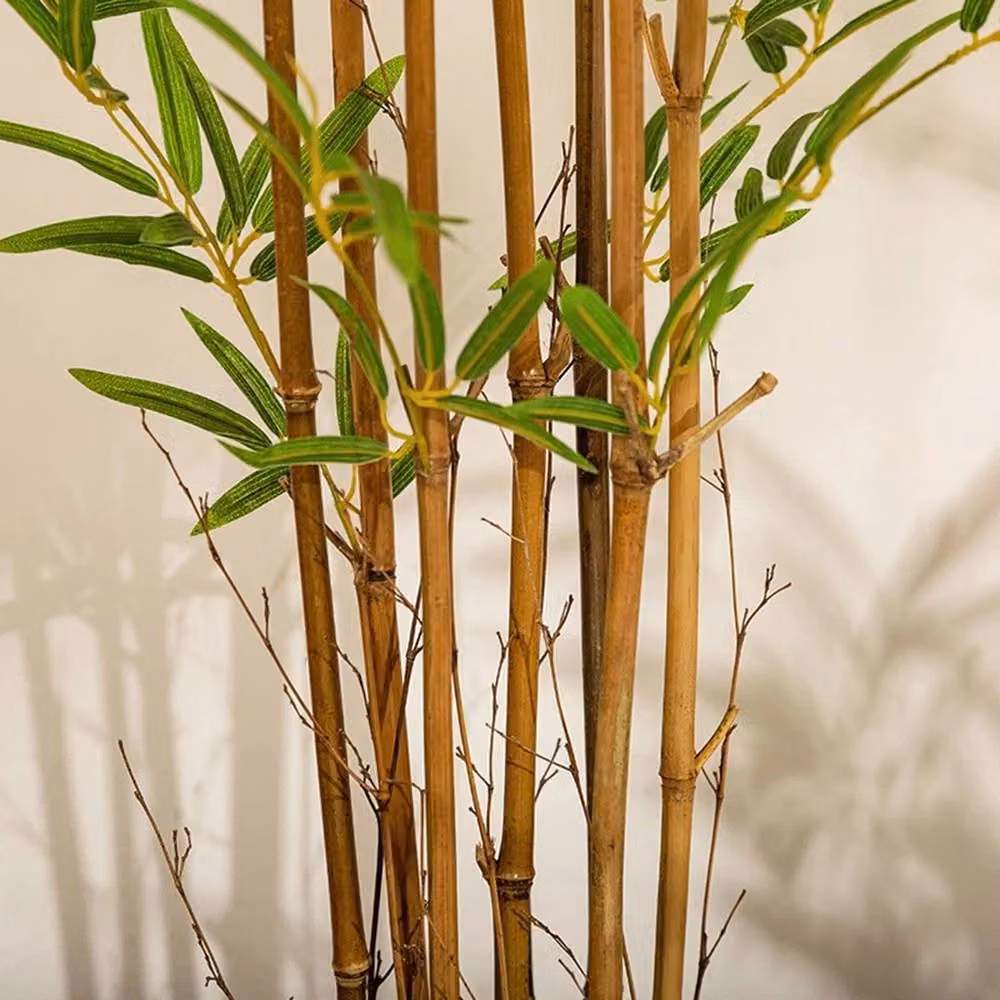 EONLION Green Artificial Bamboo Leaf Potted Plant, Height: 90 cm – 3
