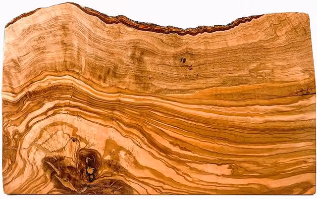 Selbrae House Small Rustic Rectangular Olive Wood Chopping Board in Natural Brown