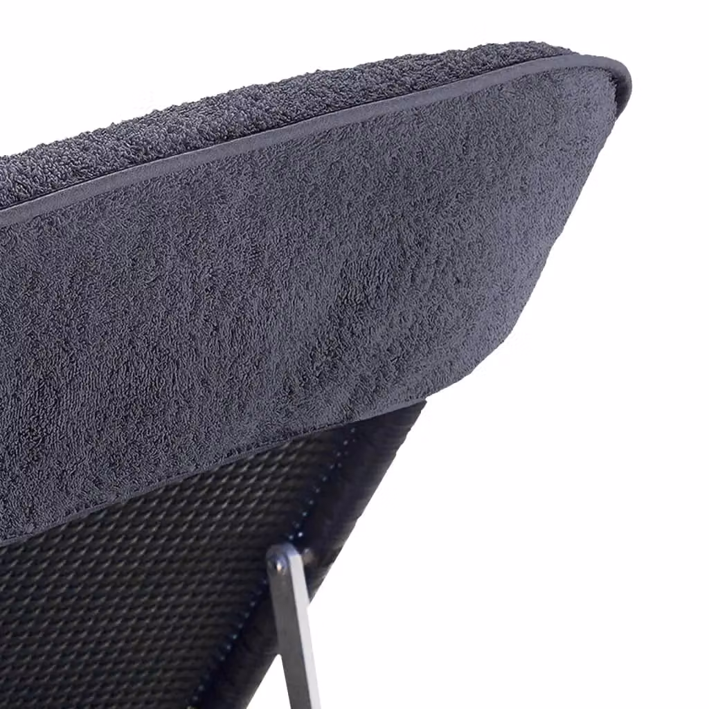 Berkfield Home Quick-Drying Fluffy Beach Towels, 2 Pack, Anthracite/Black, W: 75 cm, L: 200 cm, 400 GSM – 3