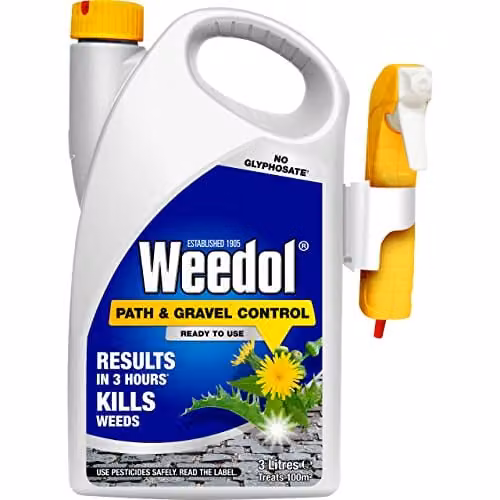 Weedol Path and Gravel Weedkiller with Manual Sprayer, Glyphosate Free, 3 l – 1