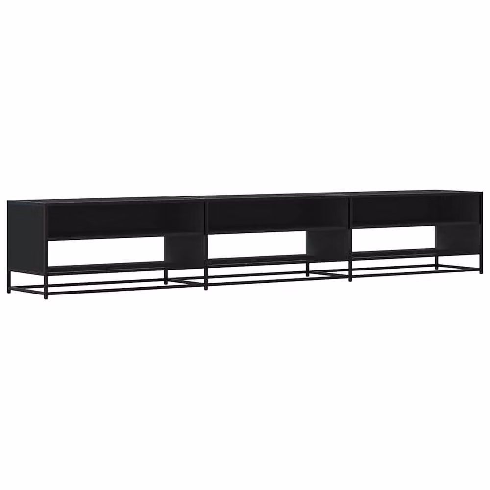 Berkfield Home Modern Black Matt TV Cabinet W/D/H: 270 x 40 x 46 cm – 2