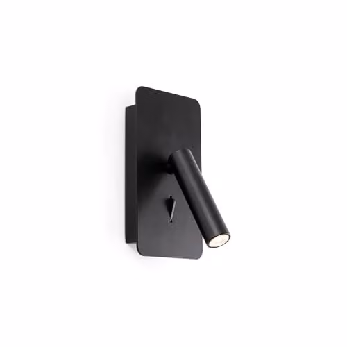 Netlighting Suau LED Wall Reading Lamp in Black with USB – 1