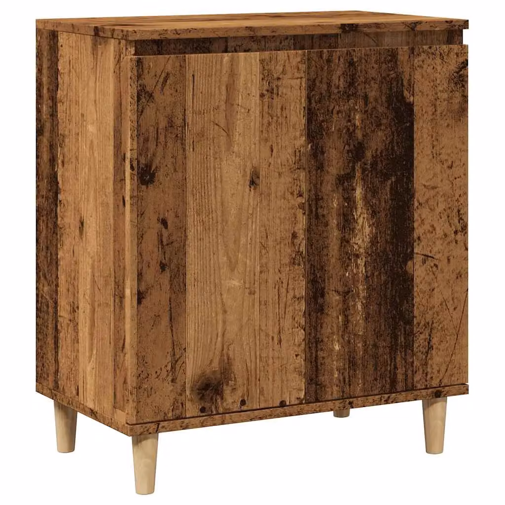 Berkfield Home Old Wood Sideboard in Brown, W/D/H: 60 x 35 x 70 cm – 2