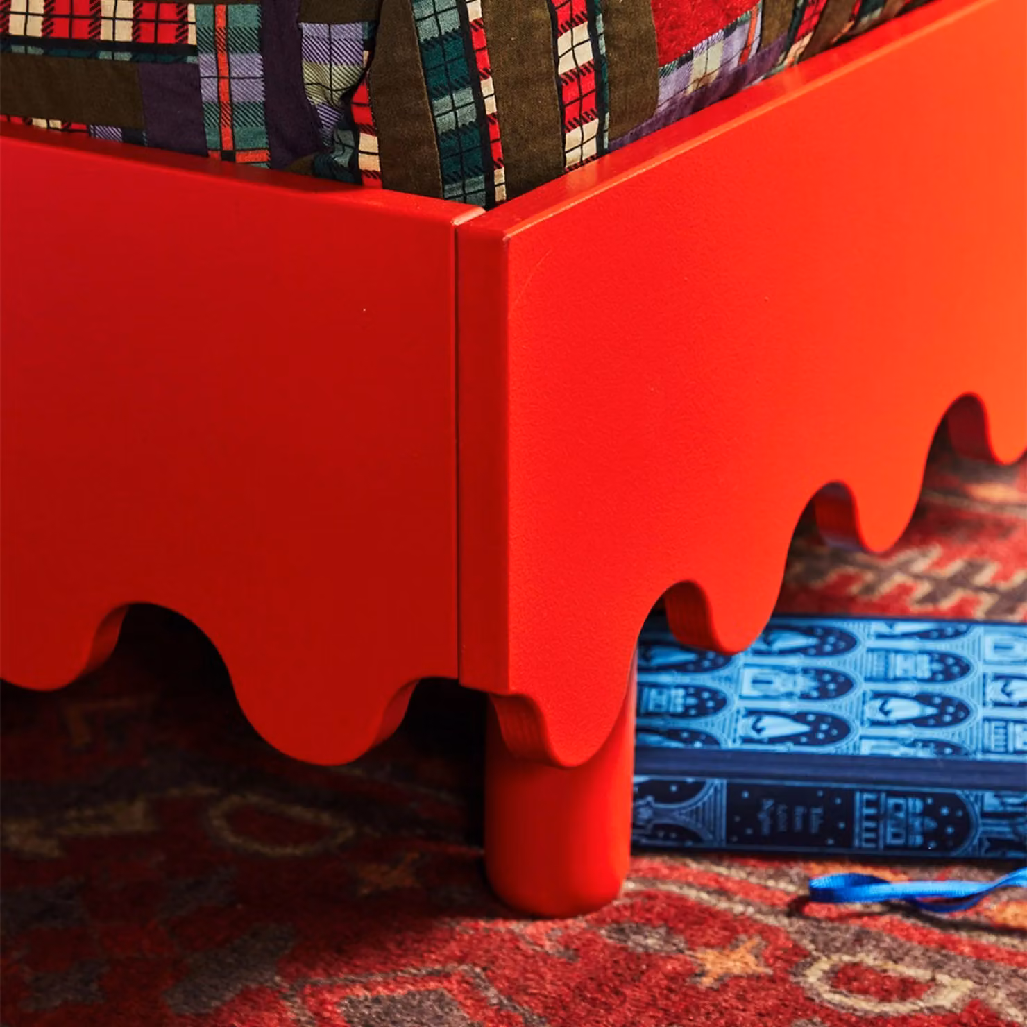 Oeuf NYC Moss Single Bed in Red – 3