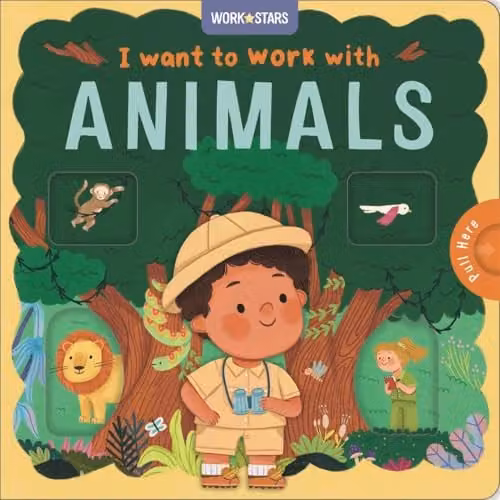 I Want to Work With Animals Multicolour Paper Book