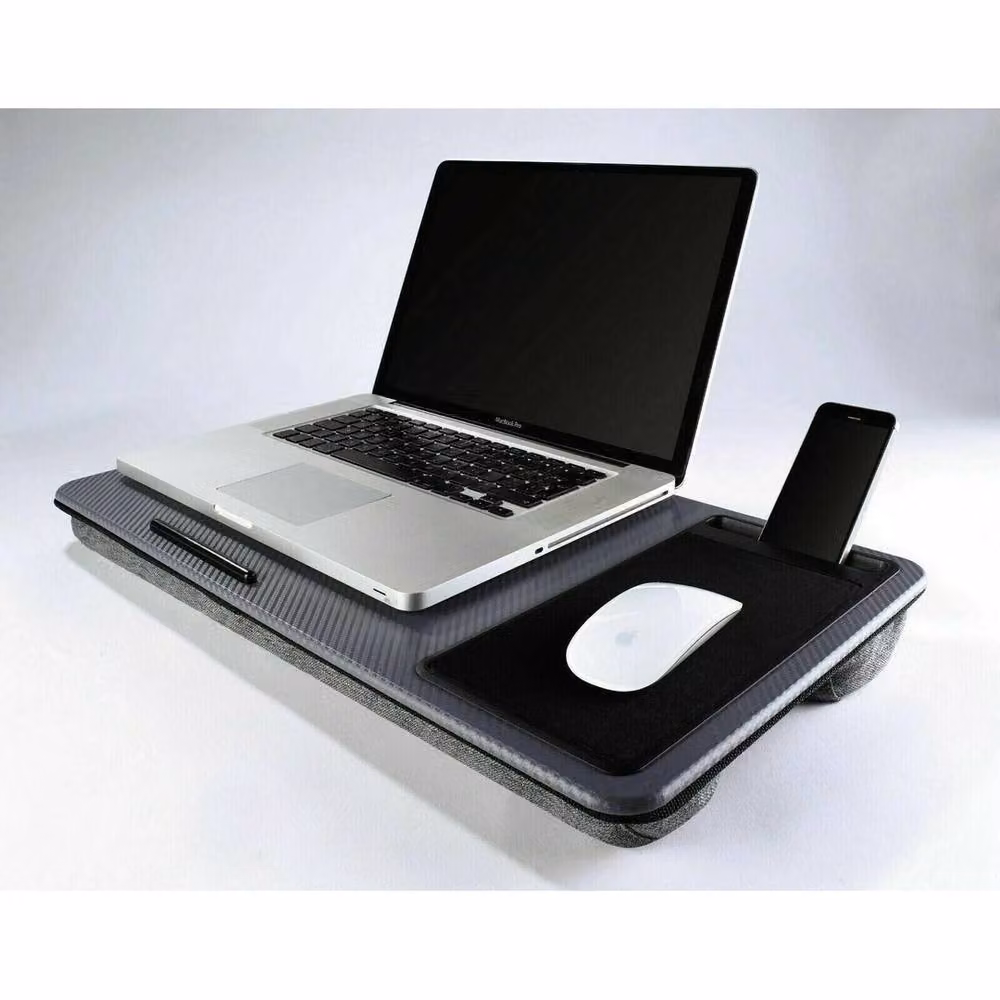 EONLION Laptop Cushion Tray Table Lap Desk in Dark Grey, 100 cm – 3