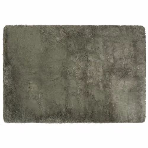 OHS Soft Fluffy Modern Shaggy Area Rug in Green, W/D: 80 x 150 cm – 1