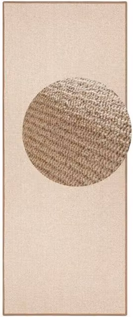 THE RUGS Loop Runner Rug in Beige, Non-Slip Polypropylene, W: 80 cm, L: 200 cm – 1