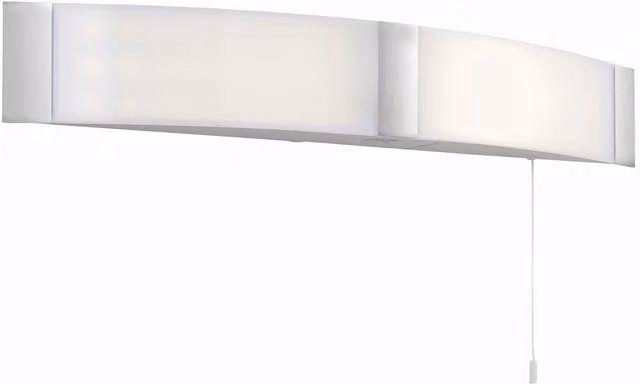 Endon Onan LED Bathroom Wall Light, Chrome and White, IP44