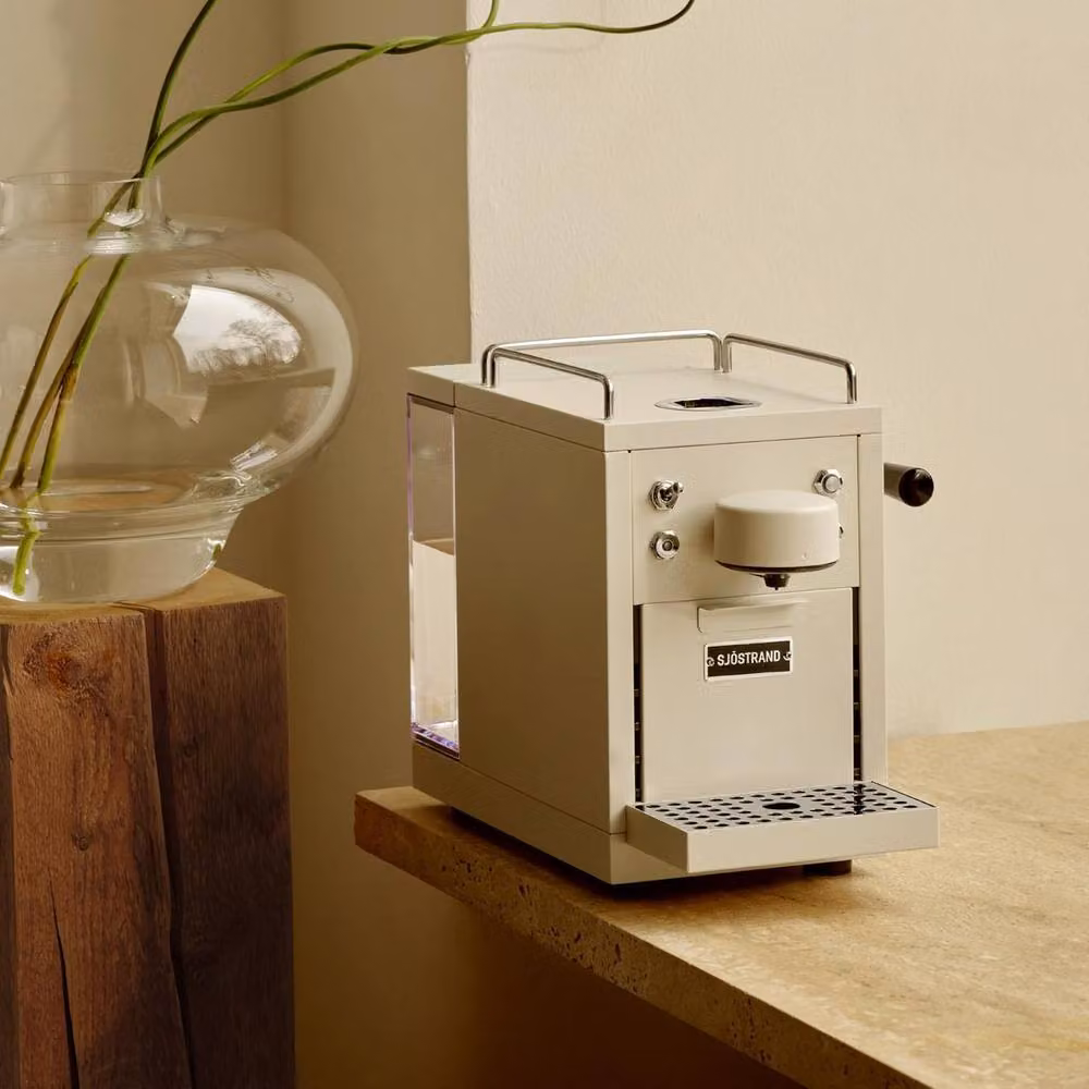 Sjöstrand The Original Capsule Coffee Machine, Beige – 4