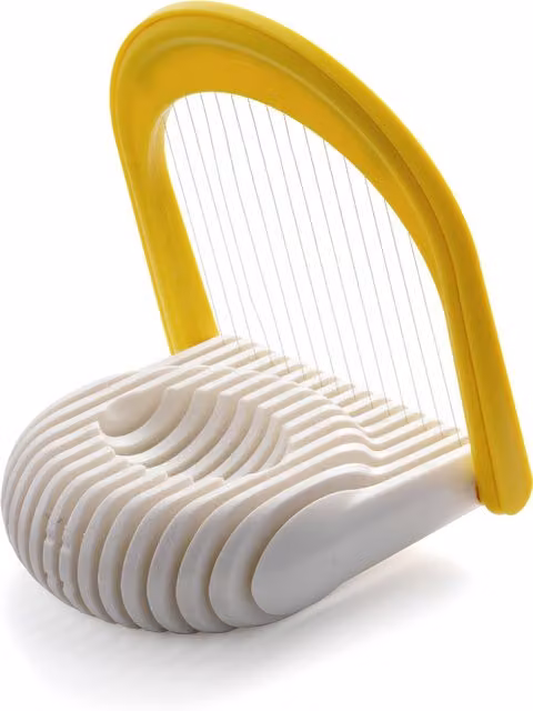 Chef'n Egg Slicer and Mozzarella Cheese Cutter, Yellow