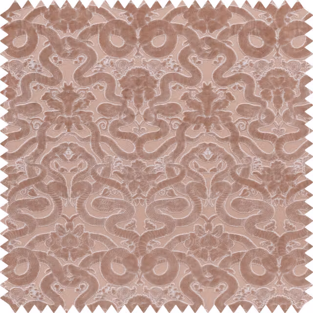 House of Hackney Cut-Velvet in Dusky Pink