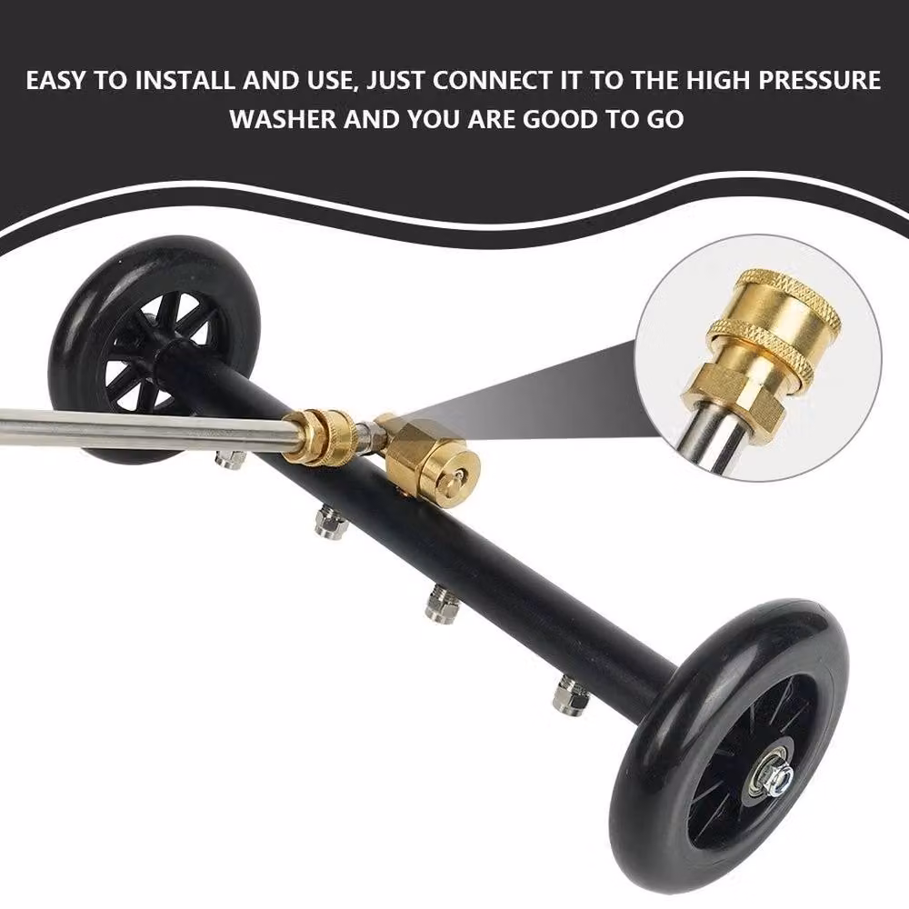 NESTLUNE 4000psi Under Car Pressure Washer Undercarriage Cleaner in Black – 4