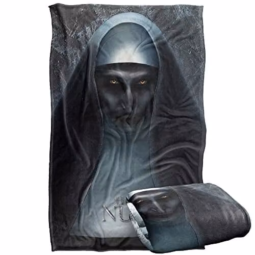 LOGOVISION The Nun Poster Super Soft Fleece Throw Blanket, Multicolour, W/D/H: 91 x 147 cm – 1