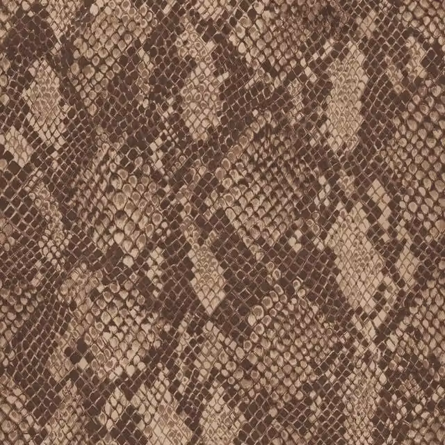 House of Hackney Cobra Animal Print Wallpaper in Brown
