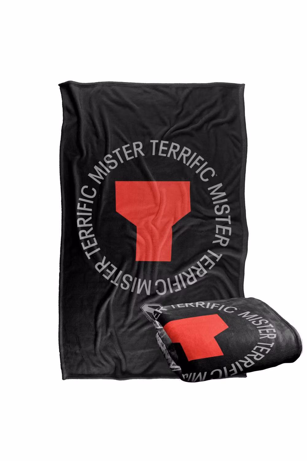 Warner Bros. Superman 2025 Mr Terrific Icon Super Soft Fleece Throw Blanket, Multicolour, W: 152 cm, D: 127 cm – 7