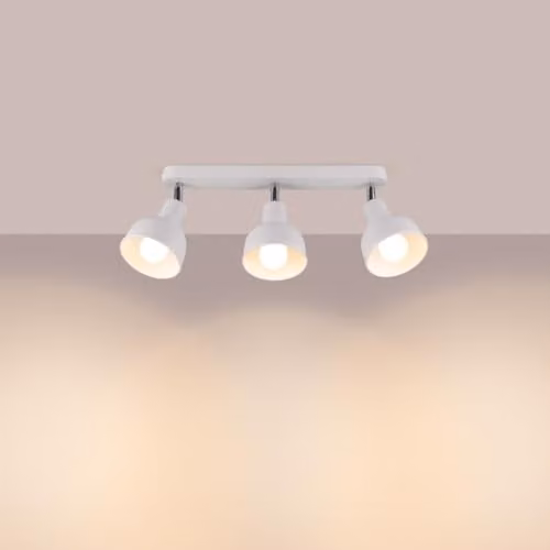 SOLLUX lighting Elba White Metal Wall Light with E27 LED Compatibility – 2