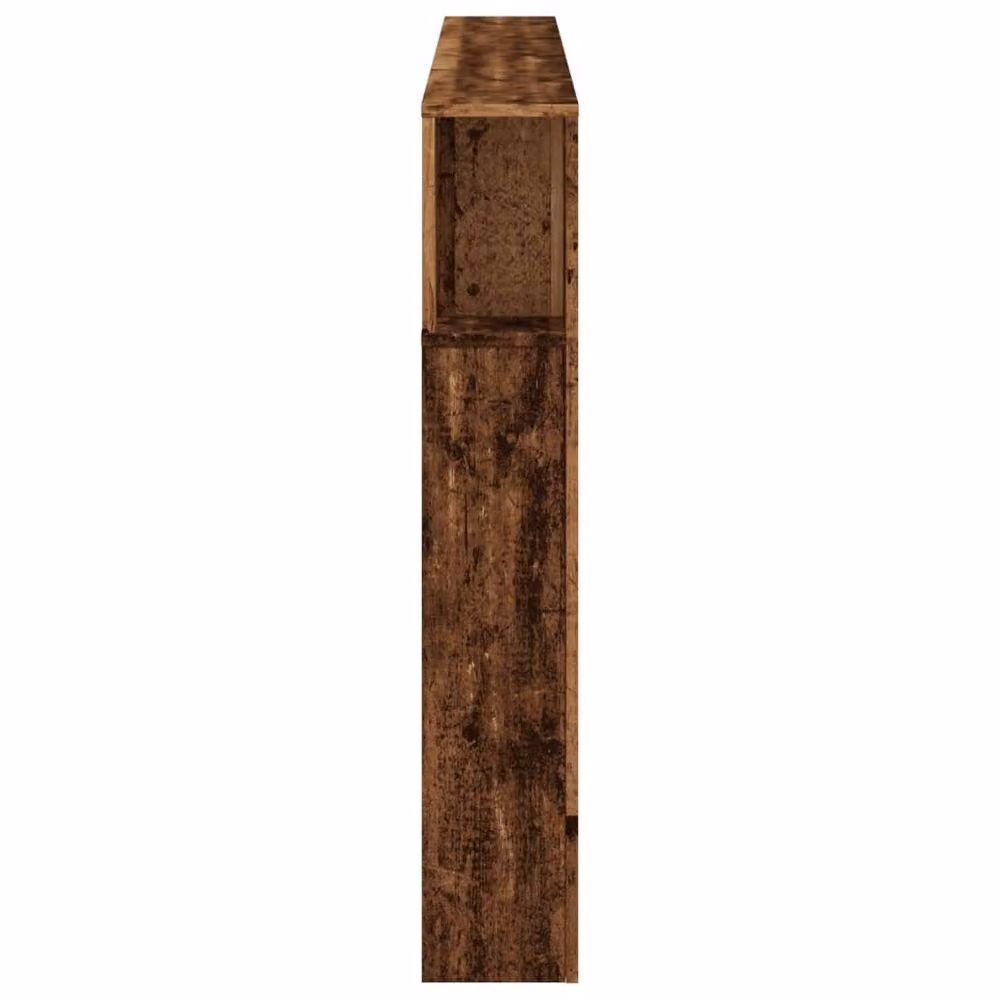 Berkfield Home LED Headboard in Old Wood Brown, W/D/H: 180 x 18.5 x 103.5 cm – 5