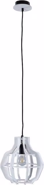 Netlighting Bento Wire Frame Pendant Ceiling Light in Black or White, Diameter: 28 cm, E27