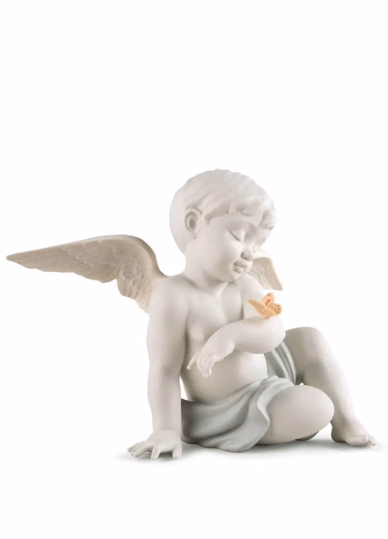 Lladró Angelical Moments White Porcelain Tabletop Figurine