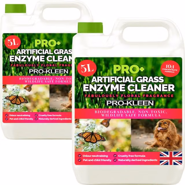 ProKleen ProBio Artificial Grass Cleaner Probiotic Based Deodoriser and Odour Eliminator, Floral Fragrance, 2 x 5 l – 1
