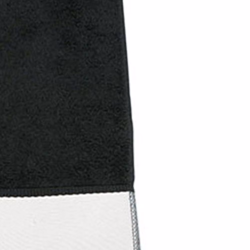 ARTG Subli-Me Cotton Guest Towel in Black with Border – 2