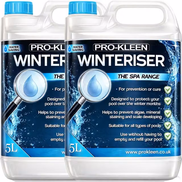 ProKleen Swimming Pool Algaecide Winteriser Liquid, 2 x 5 l