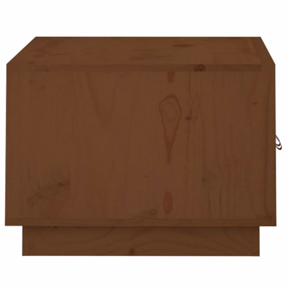 Berkfield Home Beautiful Coffee Table in Honey Brown Solid Pine, W/D/H: 80 x 50 x 35 cm – 3
