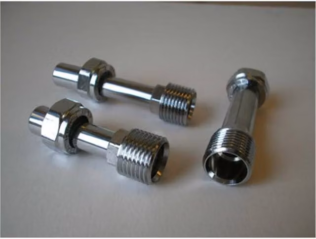 McAlpine Adjustable Radiator Tail Piece 1/2 inch x 30-50mm in Silver