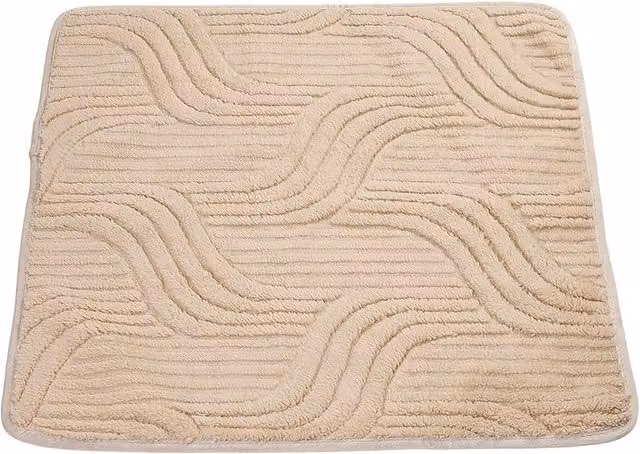 Livingandhome Non-Slip Scandinavian Graphic Sofa Cover in Durable Polyester, Brown/Beige, W/D/H: 90 x 90 cm