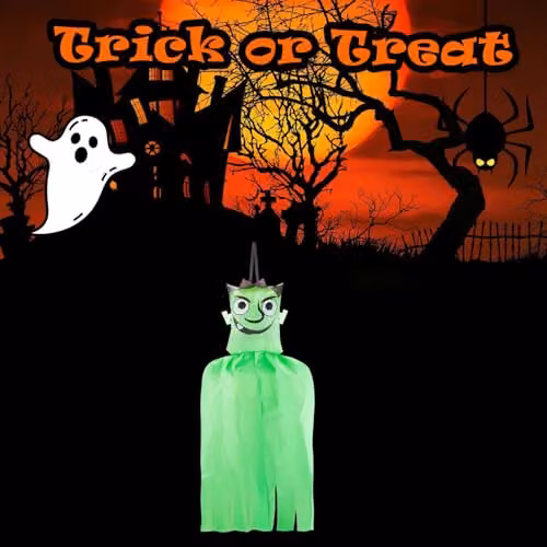 VFM e-Store Hanging Frankenstein Halloween Decoration, 90 cm – 5