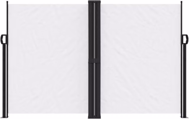 Berkfield Home Retractable Single Side Awning in White, W/D/H: 1200 x 160 x 0 cm – 1