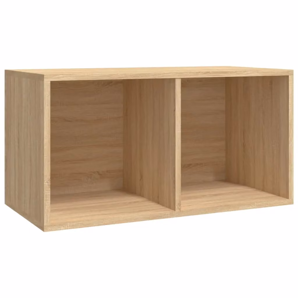 Berkfield Home Vinyl Storage Box in Sonoma Oak Brown, W/D/H: 71 x 34 x 36 cm – 2
