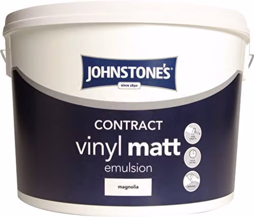 Johnstone's Contract Vinyl Matt Paint in Beige, 10 l