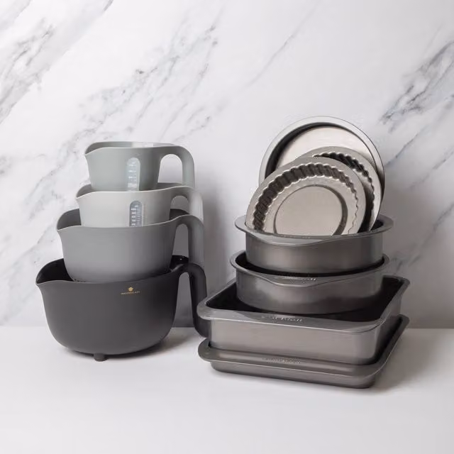 Masterclass 11-Piece Non-Stick Bakeware Set in Grey