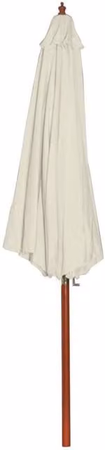Berkfield Home Parasol in White, W/D/H: 300 x 300 x 258 cm – 1