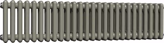Lux Heat Horizontal Column Radiator in Dark Sage, 3 Column, W: 30 cm, H: 119 cm