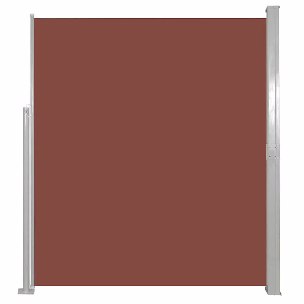 Berkfield Home Brown Retractable Side Awning with Manual Pull and Polyester Fabric, W/D/H: 300 x 160 x 160 cm – 2
