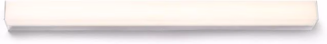 Netlighting Nilo LED Small Bathroom Wall Light in Chrome and Grey, IP44