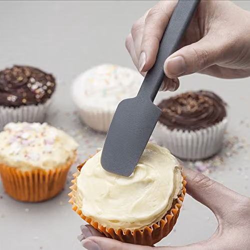 Zeal Heat Resistant Silicone Mini Baking Spatula in Grey – 3