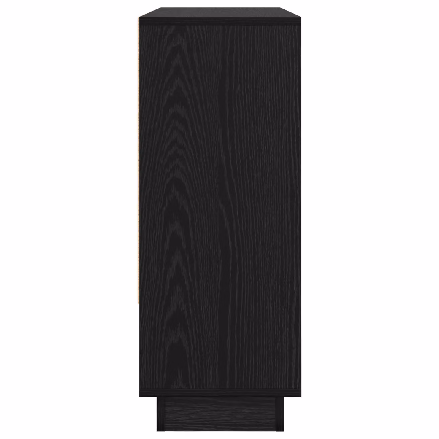 Berkfield Home Black Oak Sideboard with Shelf and Door, W/D/H: 97 x 29 x 75 cm – 5