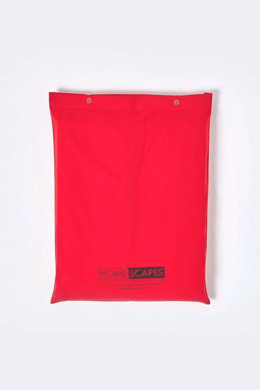 Homescapes Red Egyptian Cotton Percale Duvet Cover and Pillowcase Set, W: 180 cm, H: 200 cm – 2